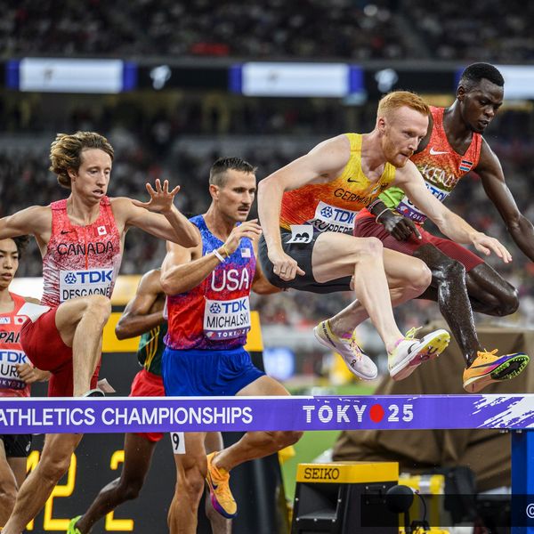 Frederik Ruppert (LAV Stadtwerke Tübingen) im Finale über 3.000 Meter Hindernis 