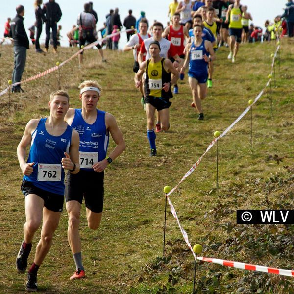 Baden-Württembergische Crosslauf-Meisterschaften am 15. Februar 2020 in Weinstadt