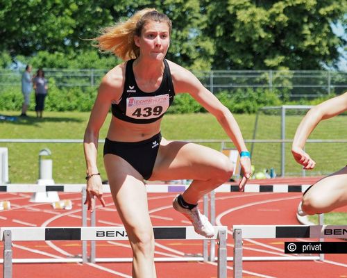 Folgt auf den Landesmeistertitel im Siebenkampf der U18 nun auch der DM-Titel? Sandrine Sprengel von der LG Steinlach-Zollern